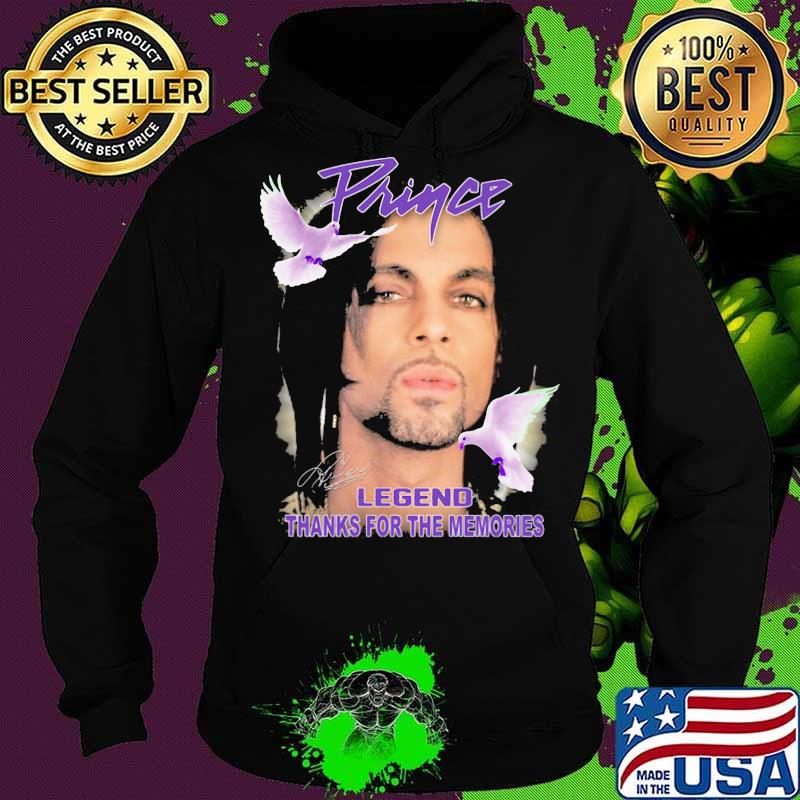 Prince legend thanks for the memories signature bird s Hoodie Prince legend thanks for the memories signature bird s Hoodie