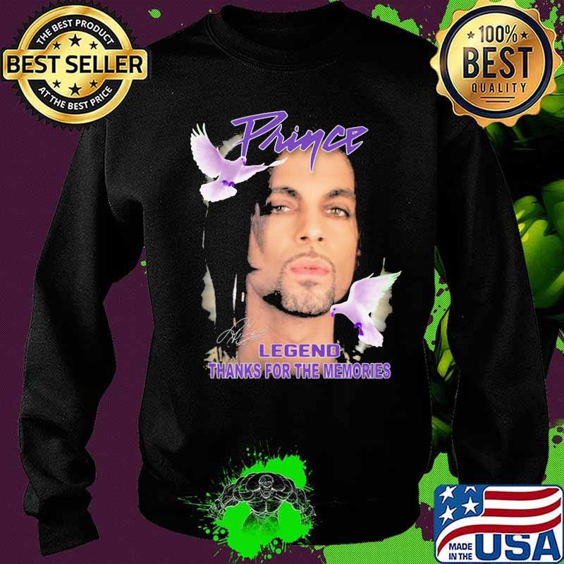 Prince legend thanks for the memories signature bird s Sweater Prince legend thanks for the memories signature bird s Sweater