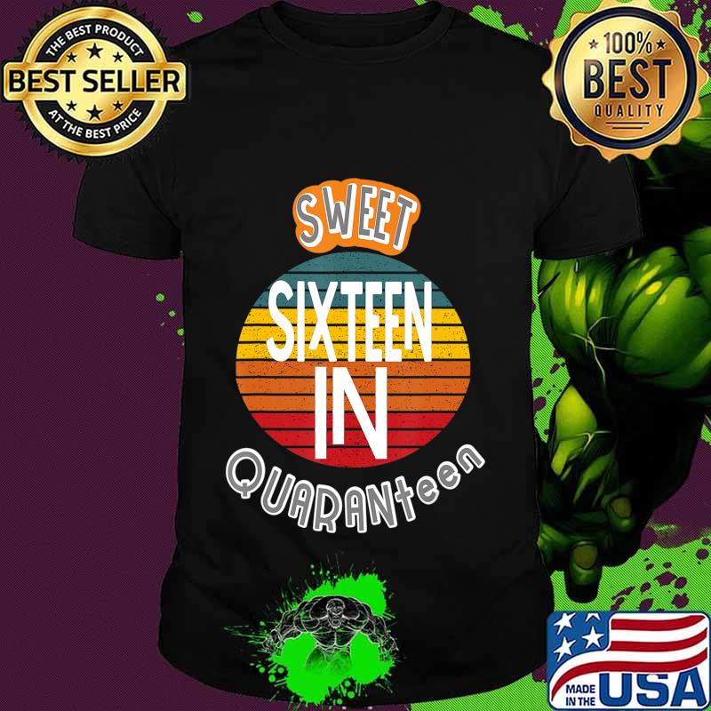 Quarantine Birthday Gift Tee for a Sweet 16 In Quaranteen T-Shirt