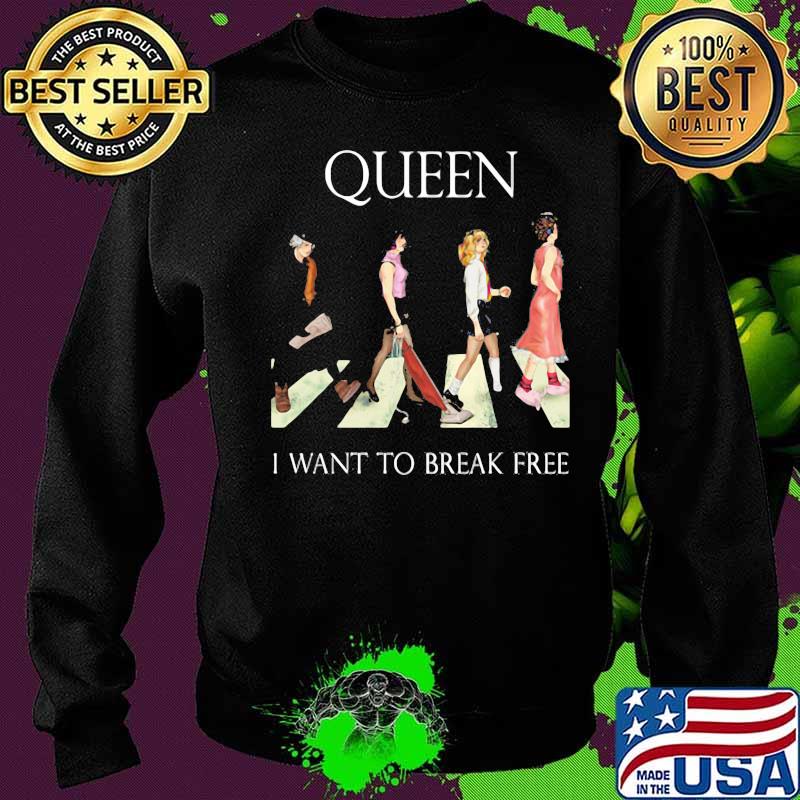 Queen band crossing the line i want to break free s Sweater Queen band crossing the line i want to break free s Sweater