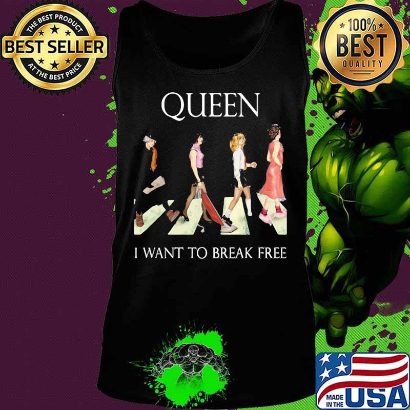 Queen band crossing the line i want to break free s Tank top Queen band crossing the line i want to break free s Tank top
