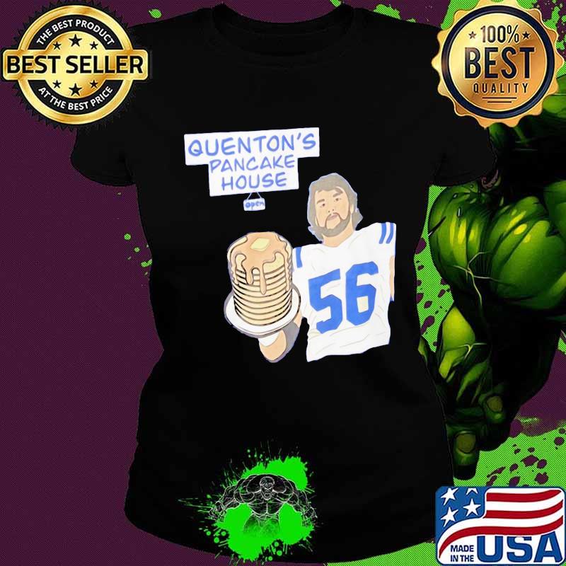 Queton's pancake house open 56 football s Ladies tee Queton's pancake house open 56 football s Ladies tee