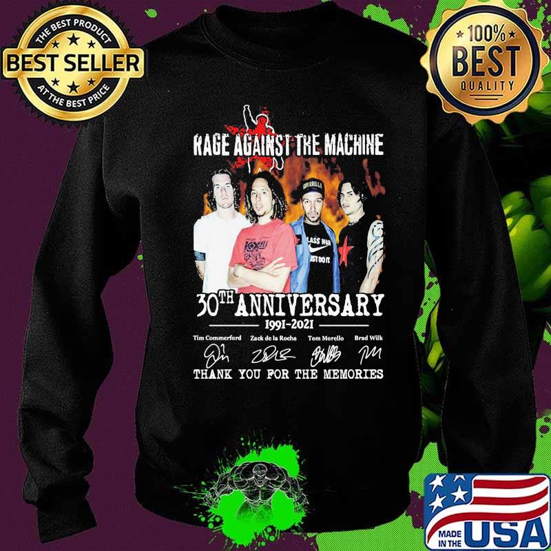 Rage against the machine 30th anniversary 1991 2021 thank you for the memories signatures s Sweater Rage against the machine 30th anniversary 1991 2021 thank you for the memories signatures s Sweater