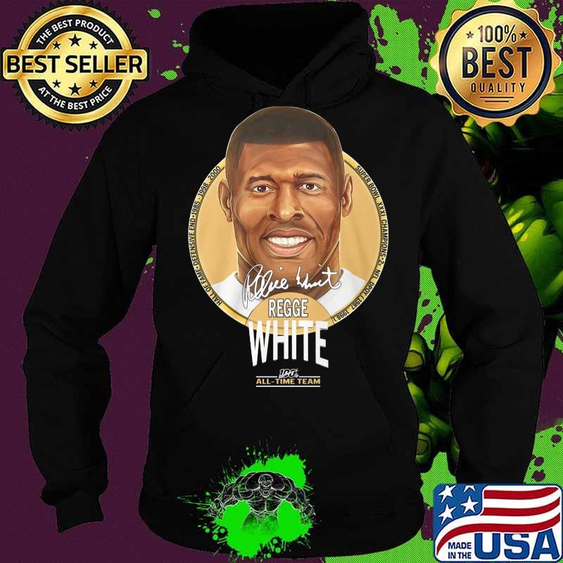 Reggie white all time team signature s Hoodie Reggie white all time team signature s Hoodie