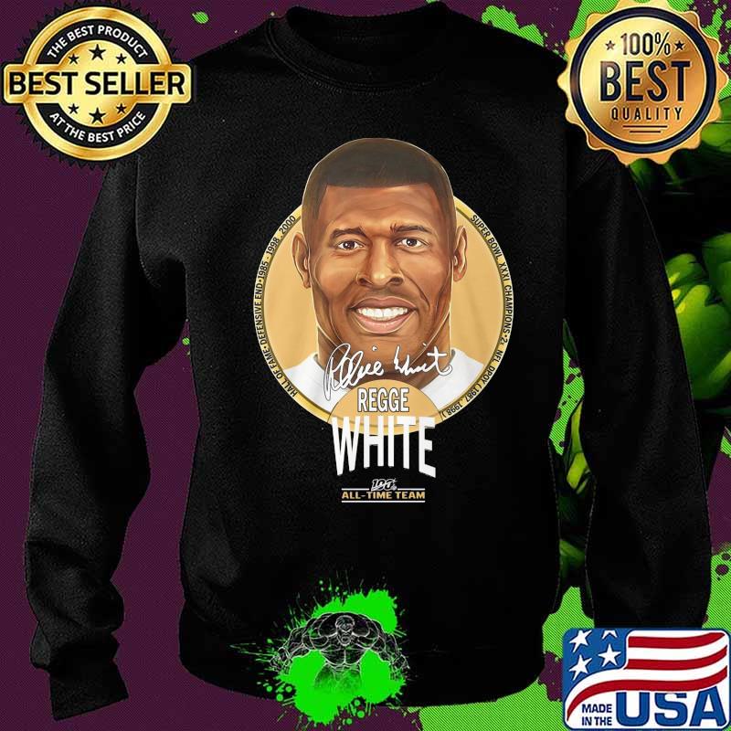 Reggie white all time team signature s Sweater Reggie white all time team signature s Sweater