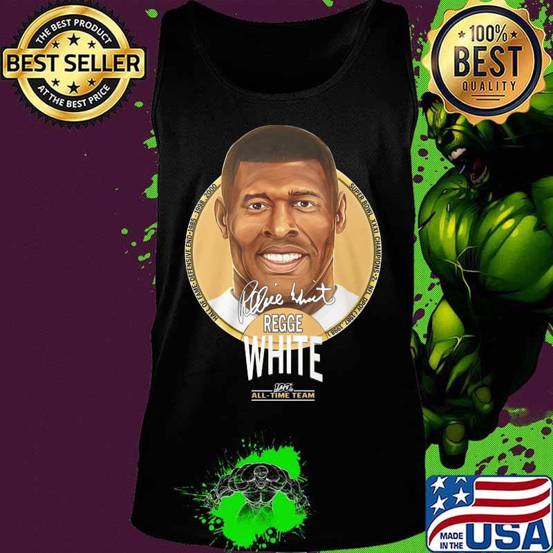 Reggie white all time team signature s Tank top Reggie white all time team signature s Tank top