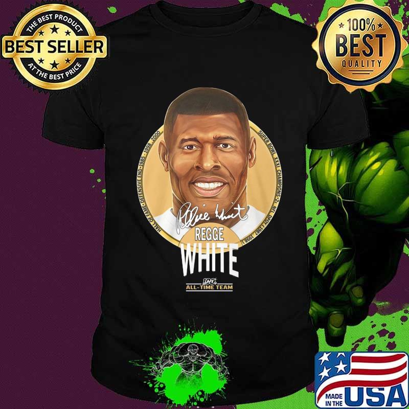 Reggie white all time team signature shirt Reggie white all time team signature shirt