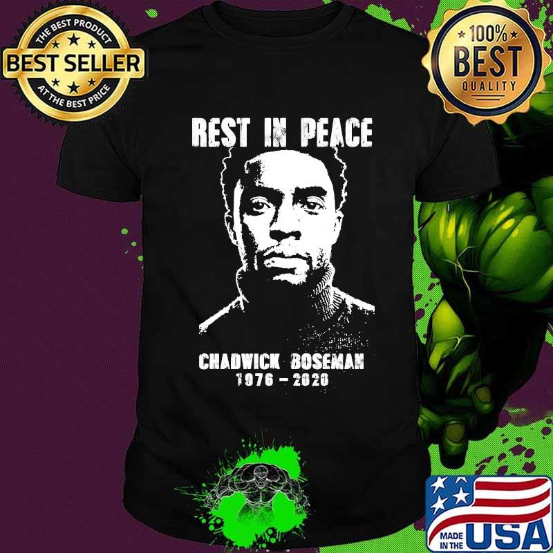 Rest in peace chadwick boseman rip 1976 2020 shirt