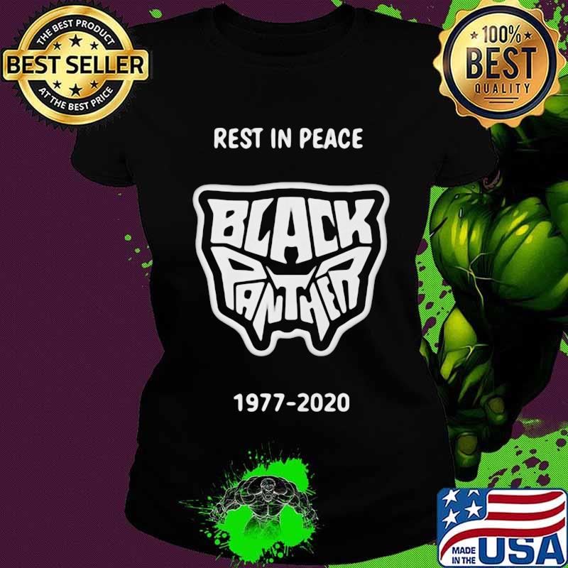 Rest in power black panther rip chadwick Boseman s Ladies tee Rest in power black panther rip chadwick Boseman s Ladies tee