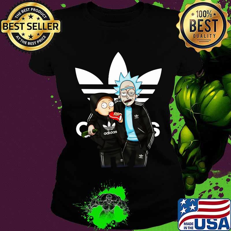 Rick and morty adidas logo s Ladies tee Rick and morty adidas logo s Ladies tee