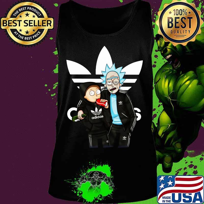 Rick and morty adidas logo s Tank top Rick and morty adidas logo s Tank top