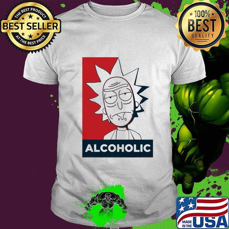 Rick science alcoholic cartoon shirt