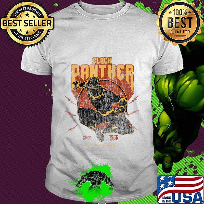Rip Black Panther Action Since 1966 Retro MarvelShirt