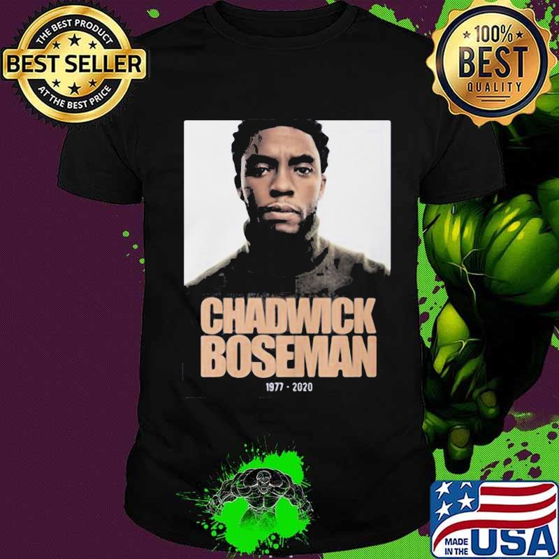 Rip black panther chadwick Boseman actor 1977 2020 shirt