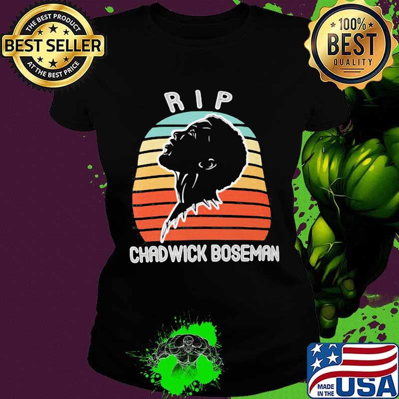 Rip black panther chadwick boseman vintage retro s Ladies tee Rip black panther chadwick boseman vintage retro s Ladies tee