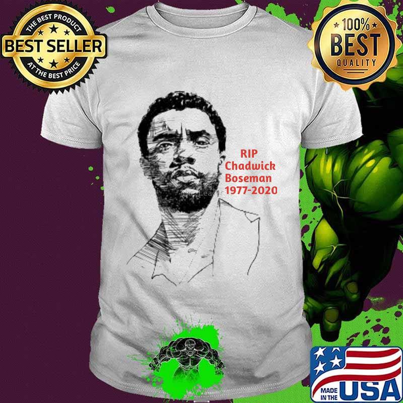 Rip chadwick 1977 2020 black panther actor art shirt