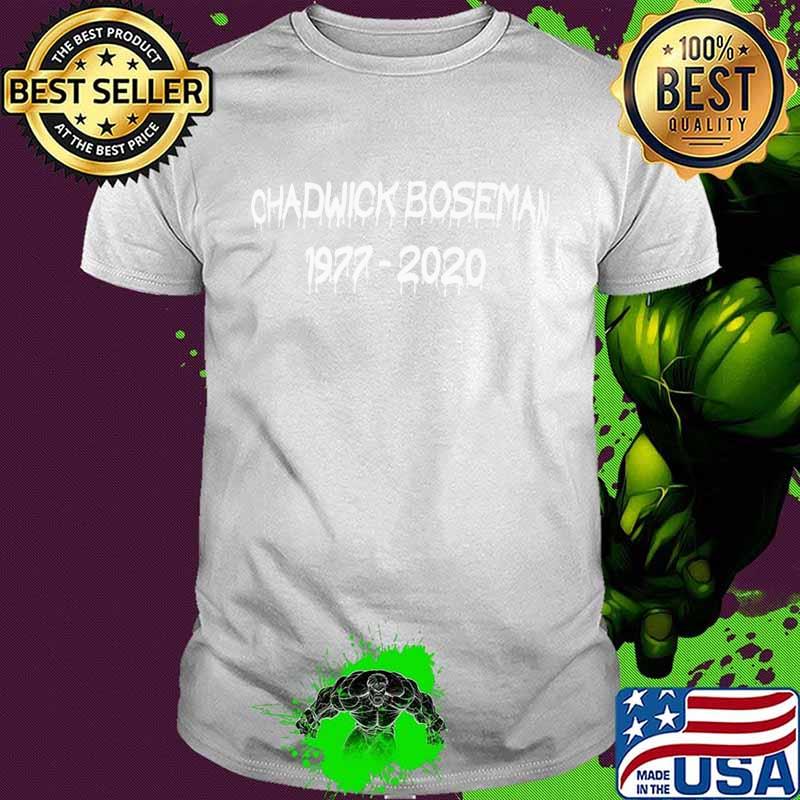 Rip chadwick black panther 1977 2020 black shirt
