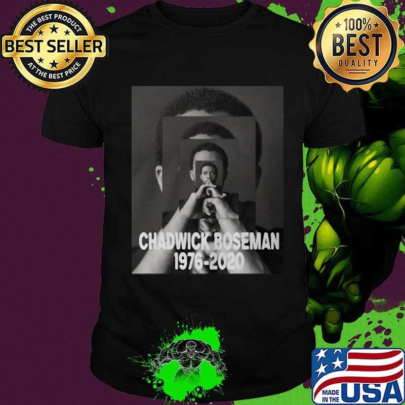 Rip chadwick boseman black panther 1976 2020 pictures shirt