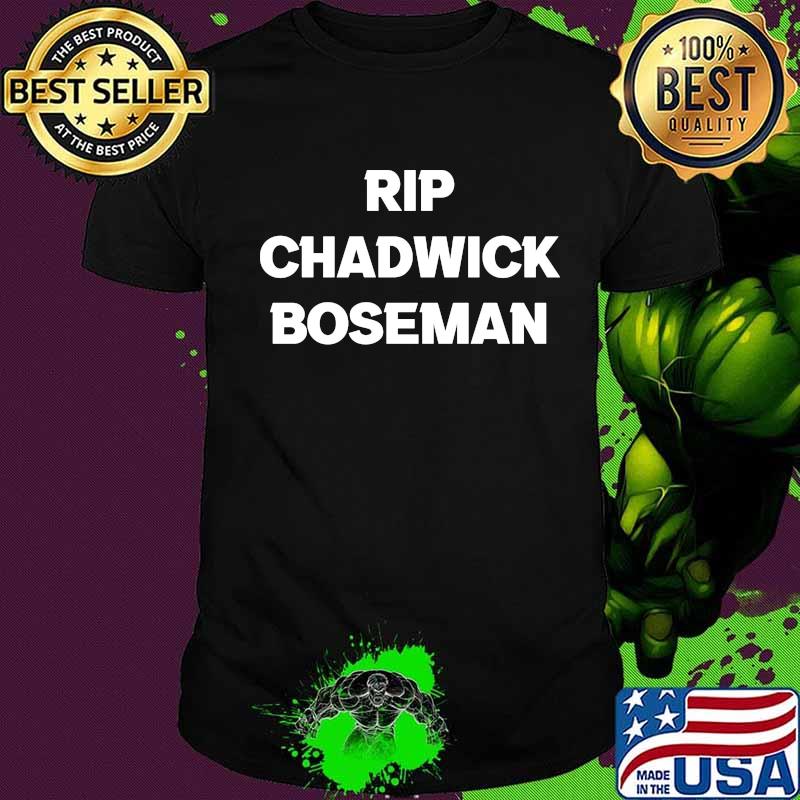 Rip chadwick boseman black panther leader shirt