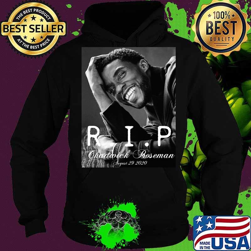 Rip chadwick Boseman black panther smiling 2020 s Hoodie Rip chadwick Boseman black panther smiling 2020 s Hoodie