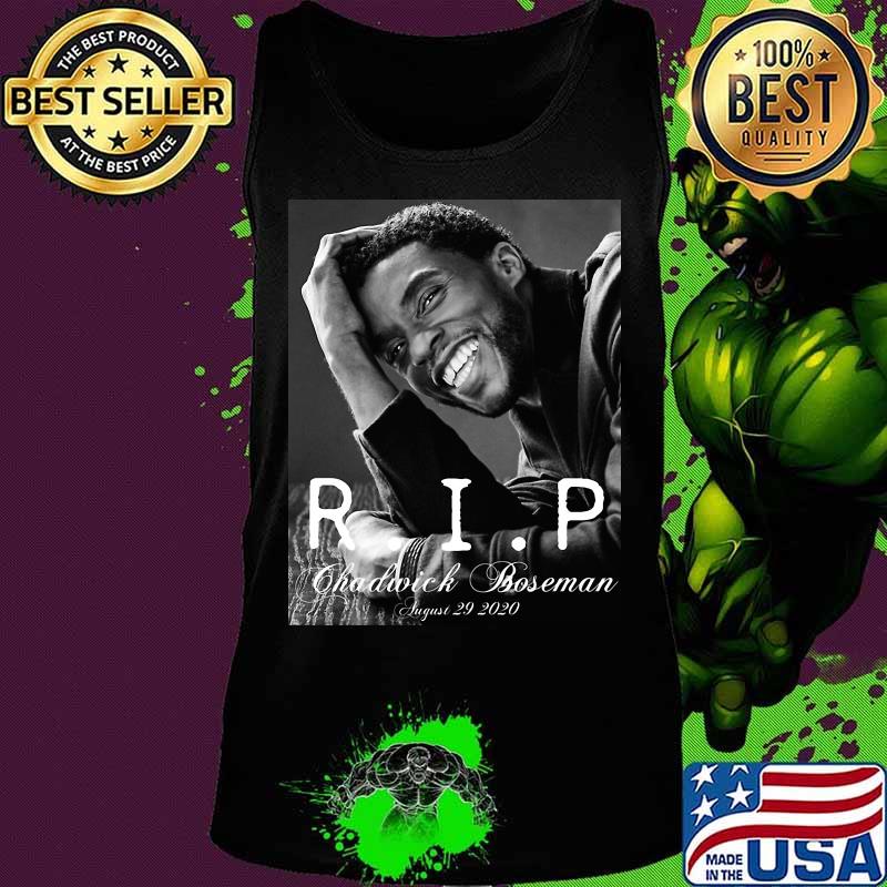 Rip chadwick Boseman black panther smiling 2020 s Tank top Rip chadwick Boseman black panther smiling 2020 s Tank top
