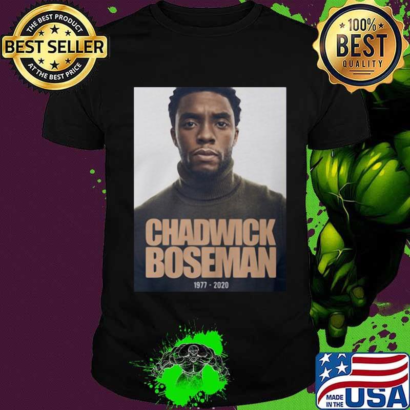 Rip chadwick boseman black panther wakanda forever 1977 2020 shirt