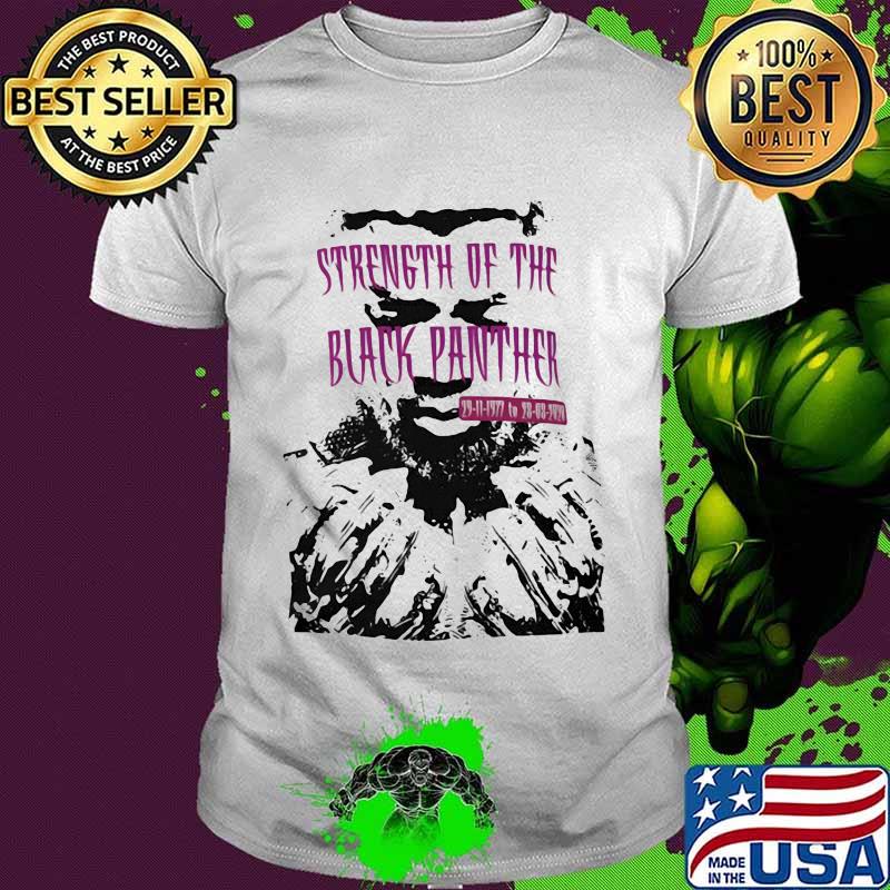 Rip chadwick strength of the black panther 1977 2020 shirt