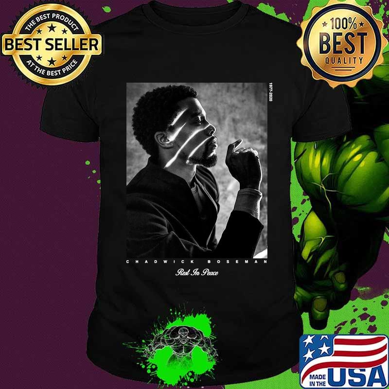 RIP Marvel black panther chadwick Boseman rest in peace 1977 2020 shirt