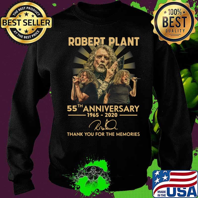 Robert plant 55th anniversary 1965 2020 thank you for the memories signature s Sweater Robert plant 55th anniversary 1965 2020 thank you for the memories signature s Sweater