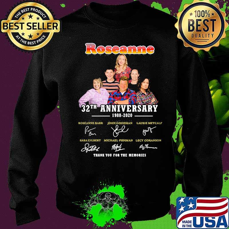 Roseanne 32th anniversary 1988 2020 thank you for the memories signatures s Sweater Roseanne 32th anniversary 1988 2020 thank you for the memories signatures s Sweater