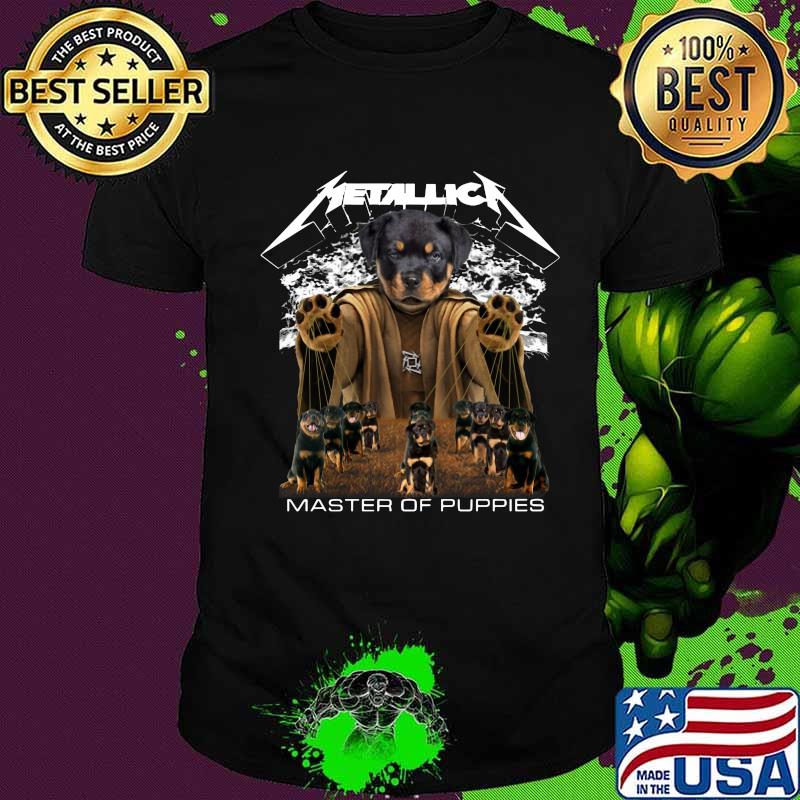 Rottweiler metallica master of puppies shirt