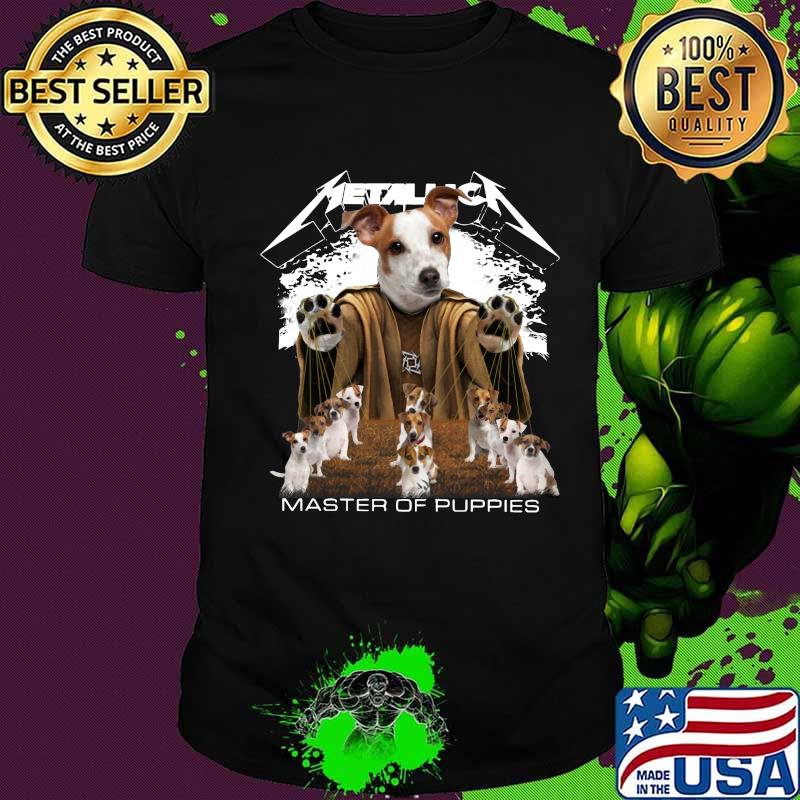 Russell terrier metallica master of puppies shirt