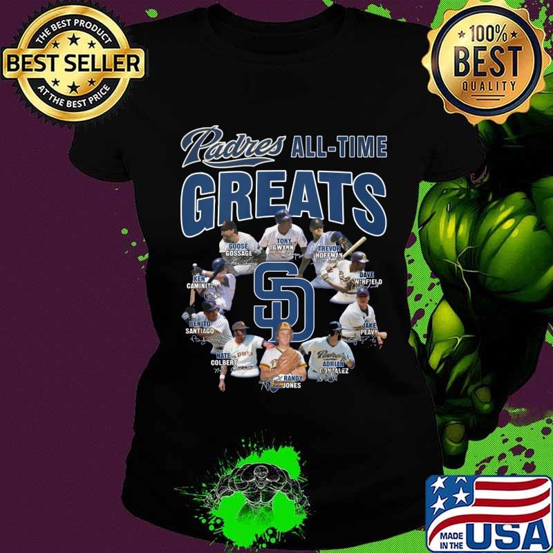 San diego padres baseball all time greats signatures s Ladies tee San diego padres baseball all time greats signatures s Ladies tee