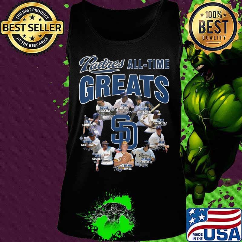 San diego padres baseball all time greats signatures s Tank top San diego padres baseball all time greats signatures s Tank top