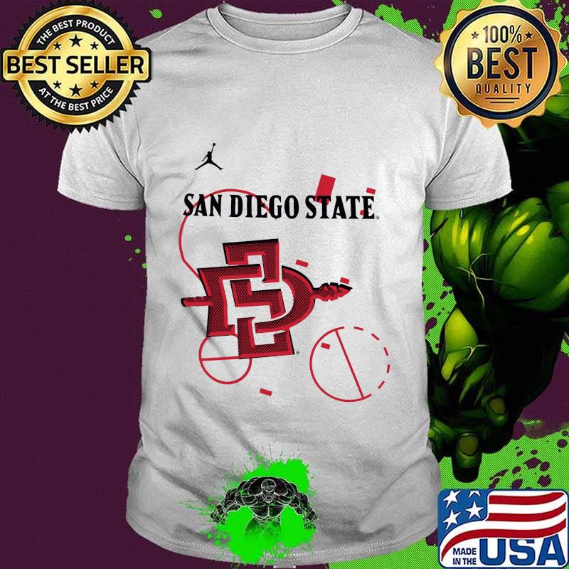 San diego state basketball logo shirt