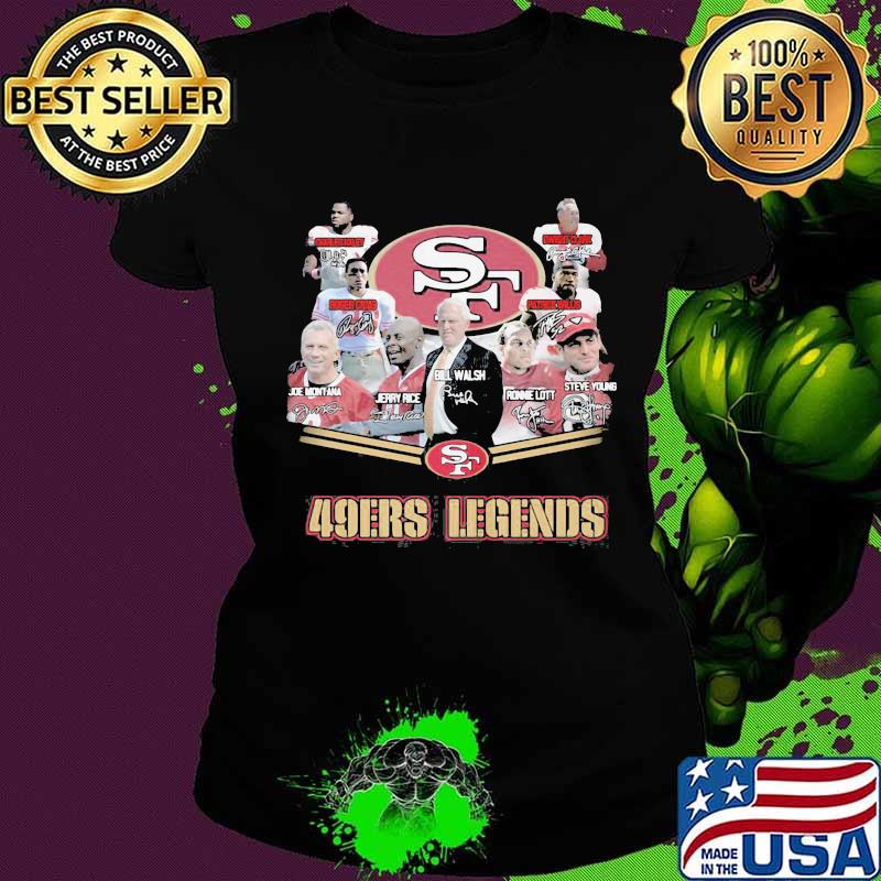 San francisco 49ers legends signatures s Ladies tee San francisco 49ers legends signatures s Ladies tee