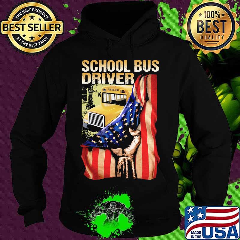 School bus driver american flag independence day s Hoodie School bus driver american flag independence day s Hoodie