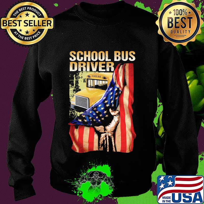 School bus driver american flag independence day s Sweater School bus driver american flag independence day s Sweater