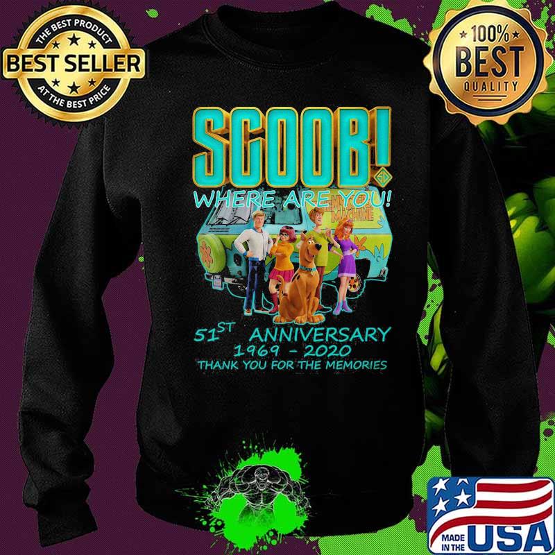 Scoob where are you 51st anniversary 1969 2020 thank you for the memories signatures s Sweater Scoob where are you 51st anniversary 1969 2020 thank you for the memories signatures s Sweater