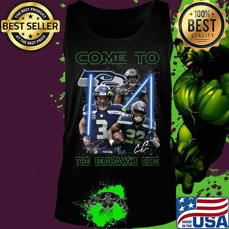 Seattle seahawks come to the seahawks side signatures s Tank top Seattle seahawks come to the seahawks side signatures s Tank top