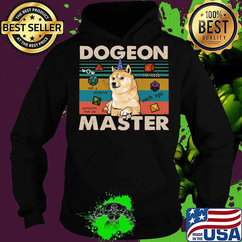 Shiba inu dogeon master vintage retro s Hoodie Shiba inu dogeon master vintage retro s Hoodie