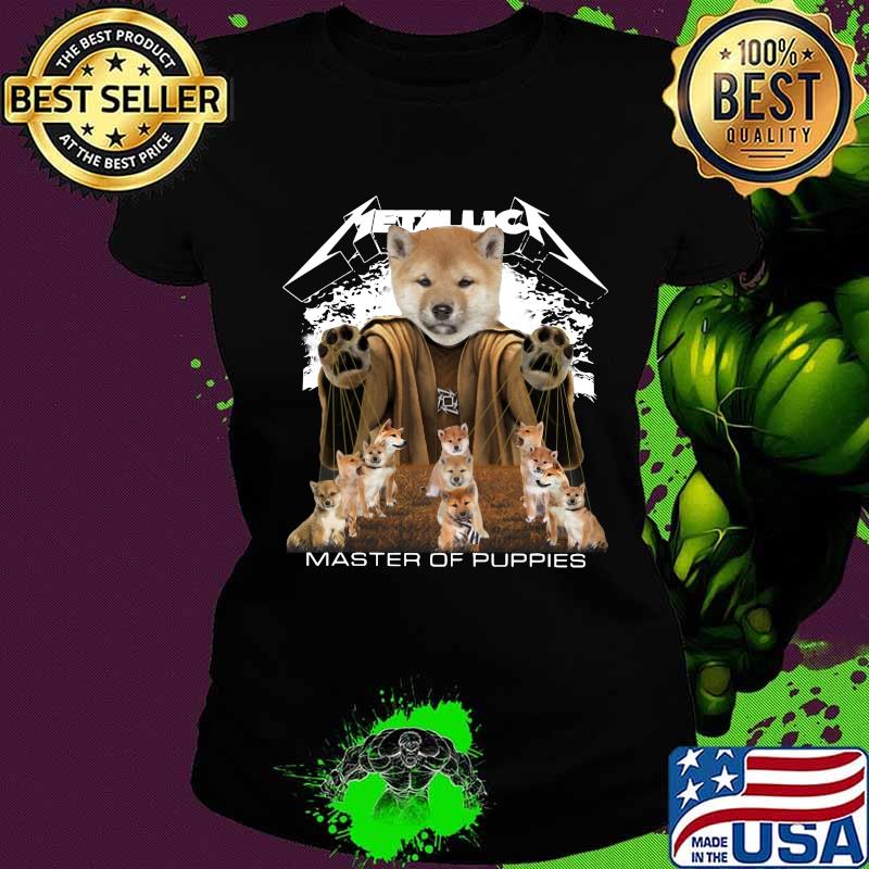 Shiba inu metallica master of puppies s Ladies tee Shiba inu metallica master of puppies s Ladies tee