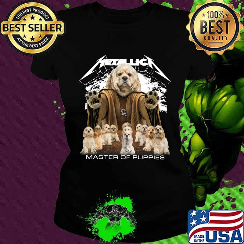 Shih tzu metallica master of puppies s Ladies tee Shih tzu metallica master of puppies s Ladies tee