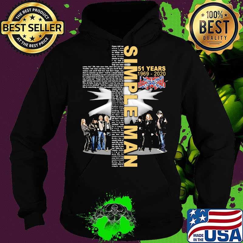 Simple man 51 years 1969 2020 lynyrd skynyrd s Hoodie Simple man 51 years 1969 2020 lynyrd skynyrd s Hoodie