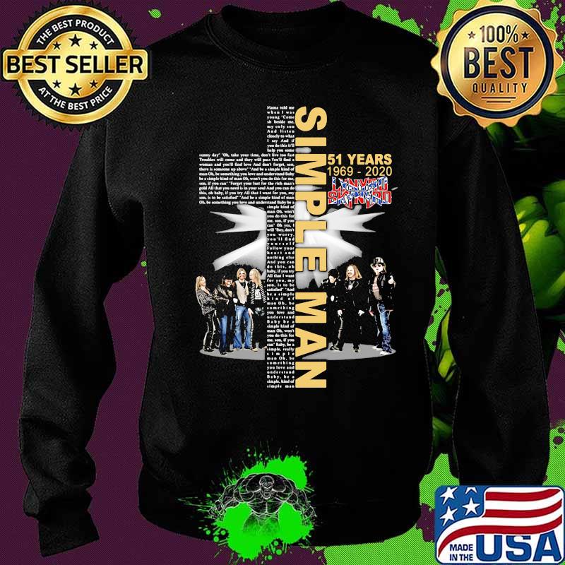 Simple man 51 years 1969 2020 lynyrd skynyrd s Sweater Simple man 51 years 1969 2020 lynyrd skynyrd s Sweater