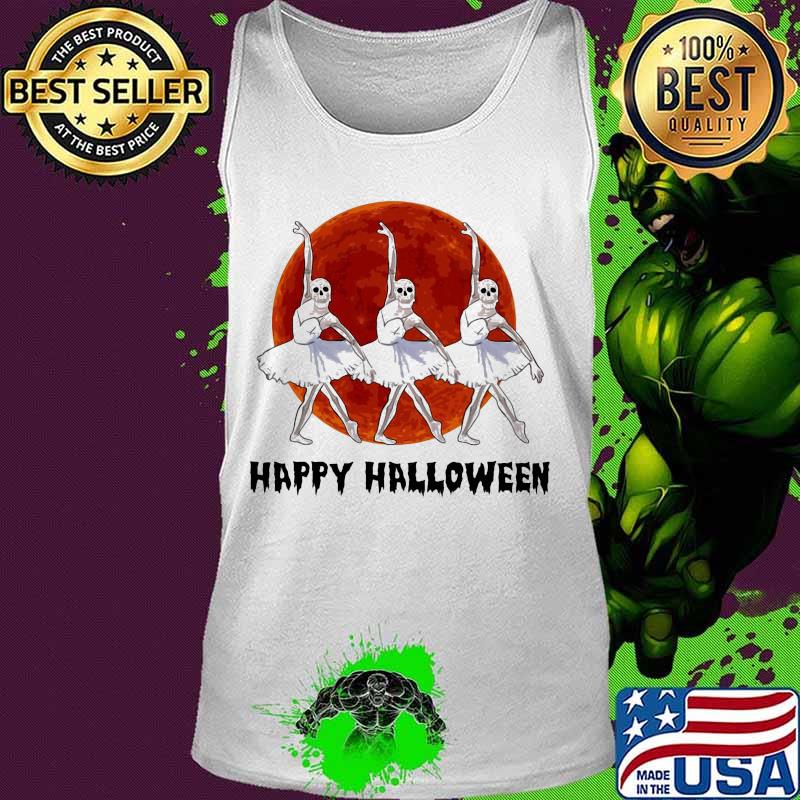 Skeleton ballet dancers happy halloween sunset s Tank top Skeleton ballet dancers happy halloween sunset s Tank top