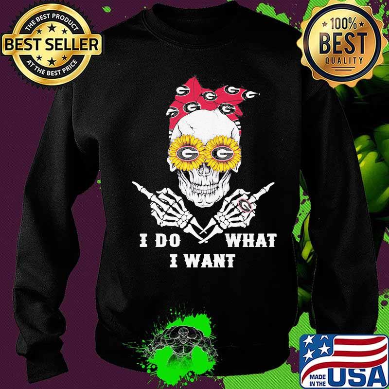 Skeleton green bay packers i do what i want sunflower s Sweater Skeleton green bay packers i do what i want sunflower s Sweater