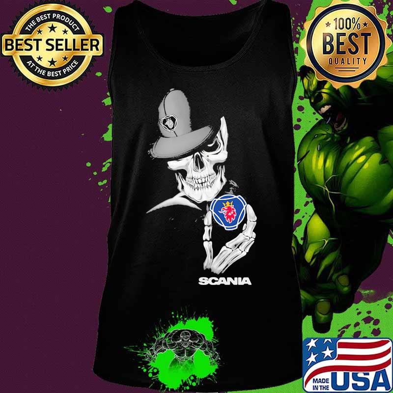 Skeleton holding scania logo s Tank top Skeleton holding scania logo s Tank top