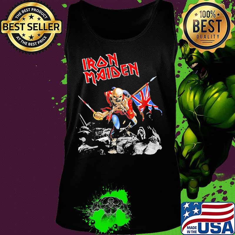 Skeleton iron maiden band british flag s Tank top Skeleton iron maiden band british flag s Tank top