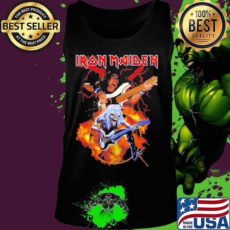 Skeleton iron maiden band guitar s Tank top Skeleton iron maiden band guitar s Tank top
